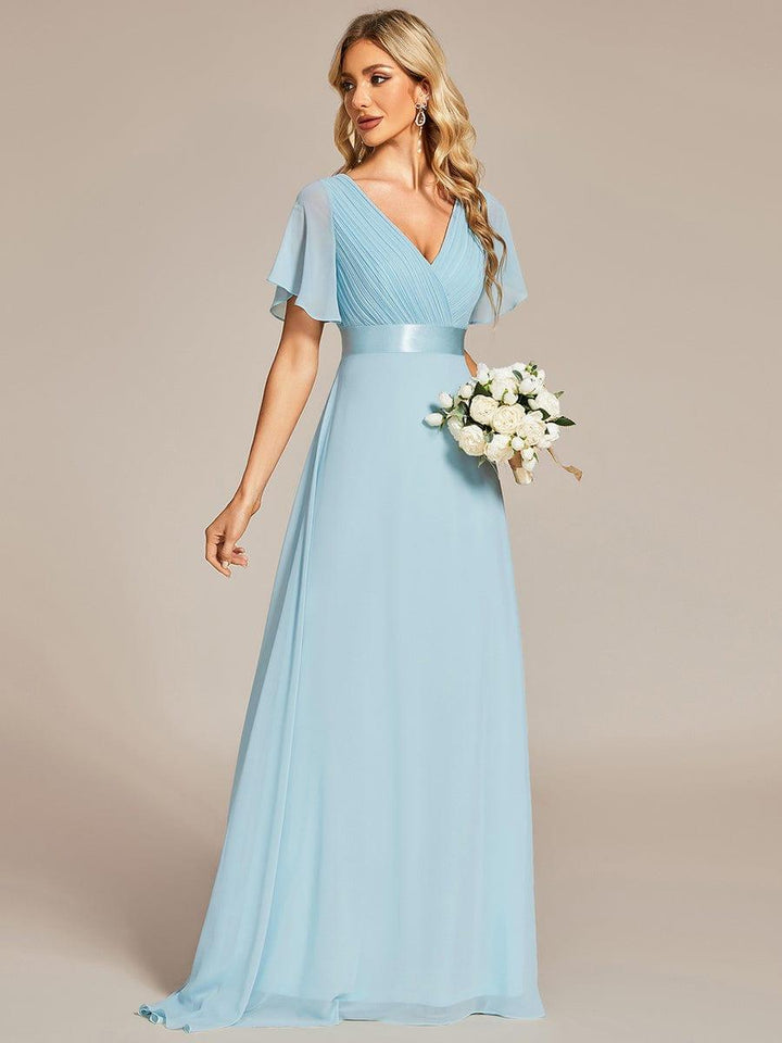 ELEONORE™ – High-Waist Chiffon Bridesmaid Dress