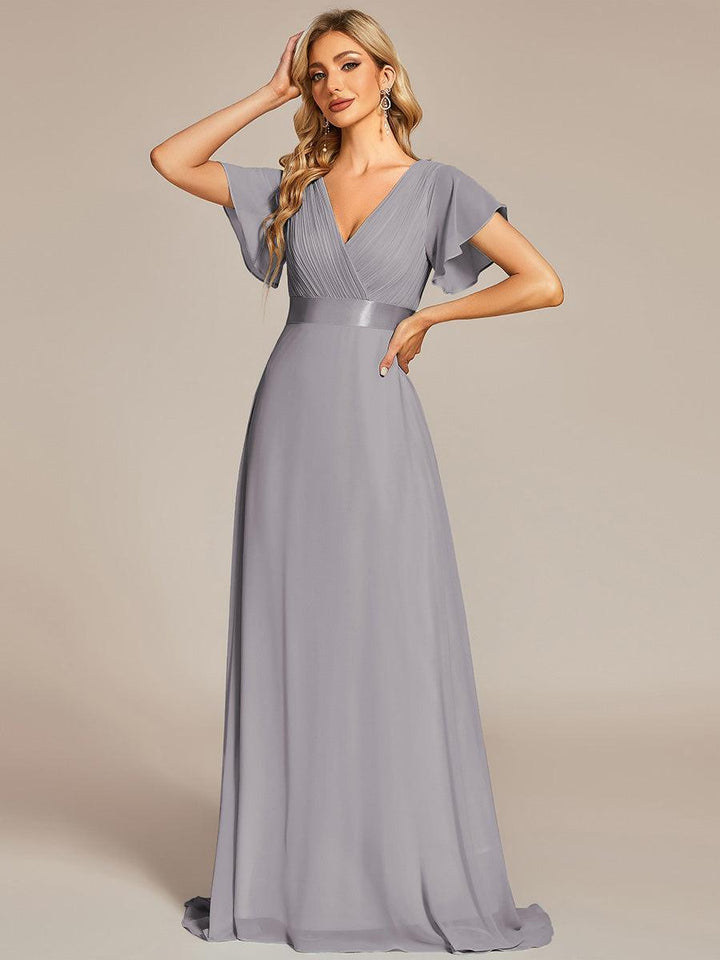 ELEONORE™ – High-Waist Chiffon Bridesmaid Dress