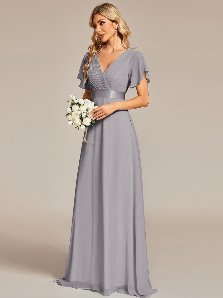ELEONORE™ – High-Waist Chiffon Bridesmaid Dress