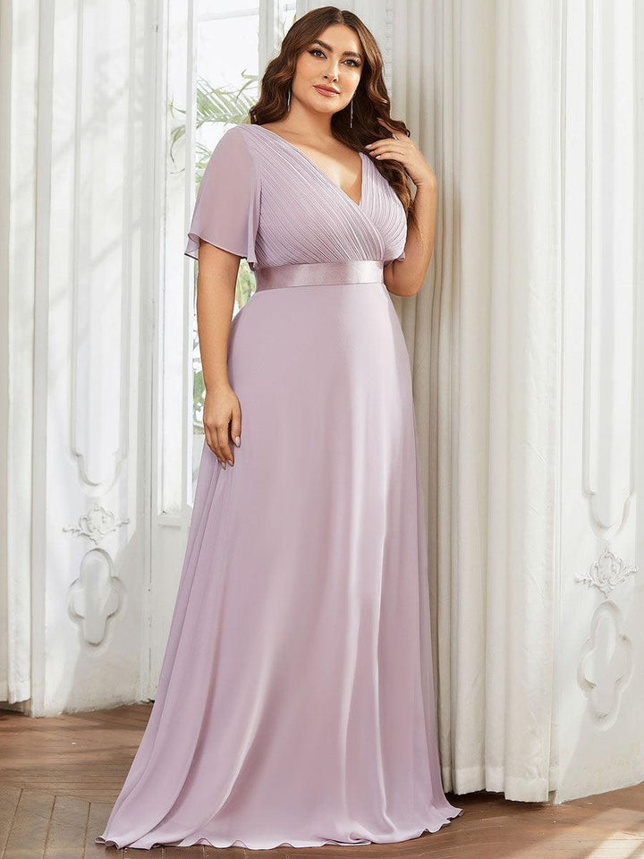 ELEONORE™ – High-Waist Chiffon Bridesmaid Dress