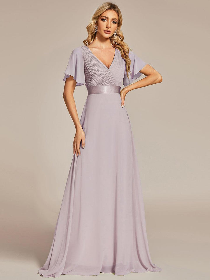 ELEONORE™ – High-Waist Chiffon Bridesmaid Dress