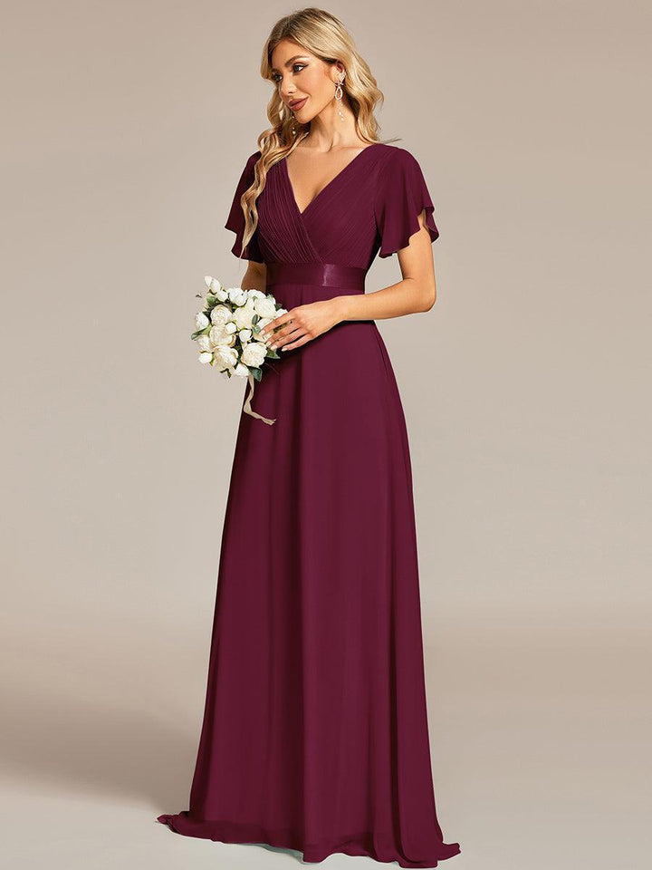 ELEONORE™ – High-Waist Chiffon Bridesmaid Dress