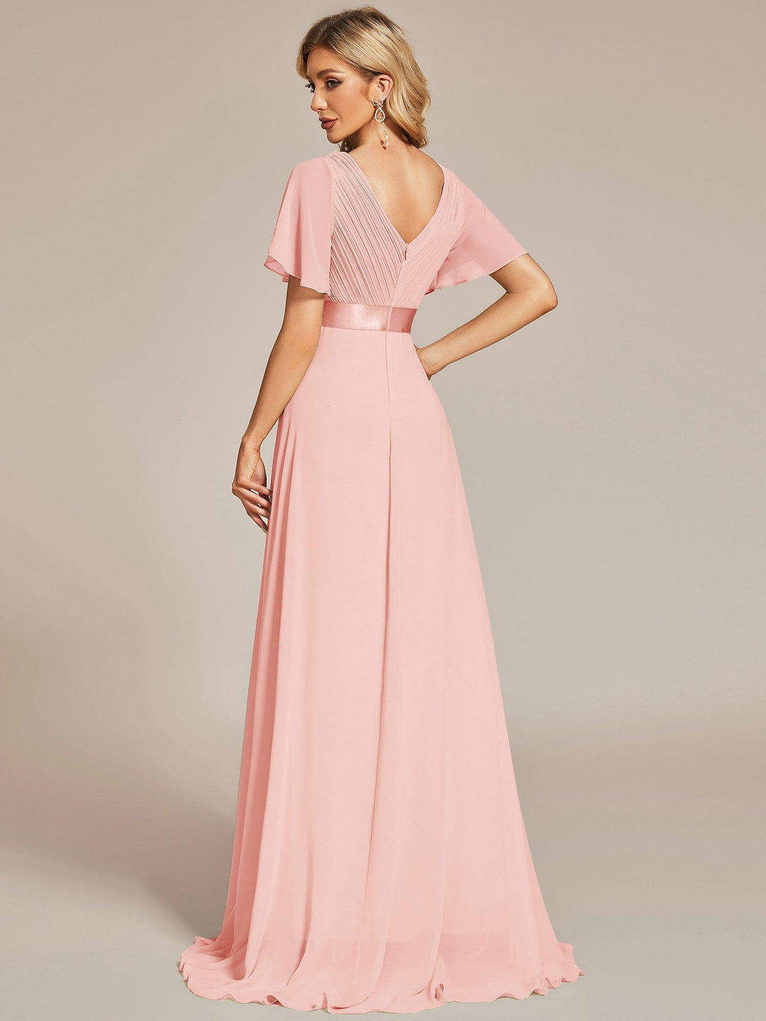 ELEONORE™ – High-Waist Chiffon Bridesmaid Dress
