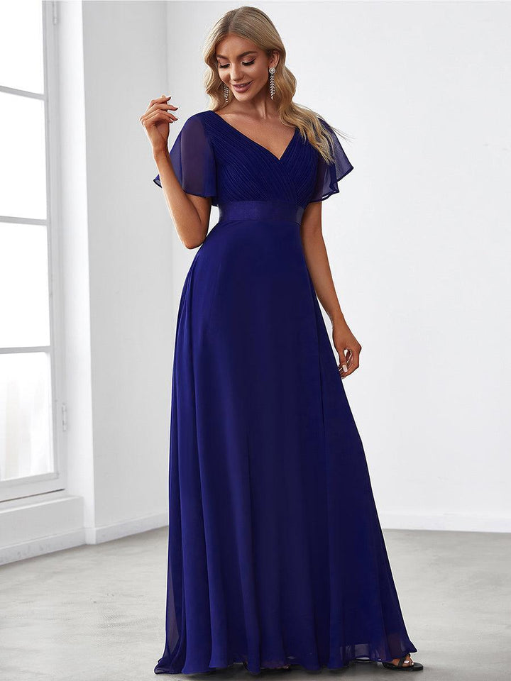 ELEONORE™ – High-Waist Chiffon Bridesmaid Dress