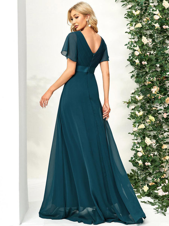 ELEONORE™ – High-Waist Chiffon Bridesmaid Dress