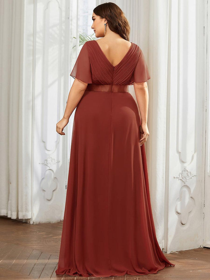ELEONORE™ – High-Waist Chiffon Bridesmaid Dress