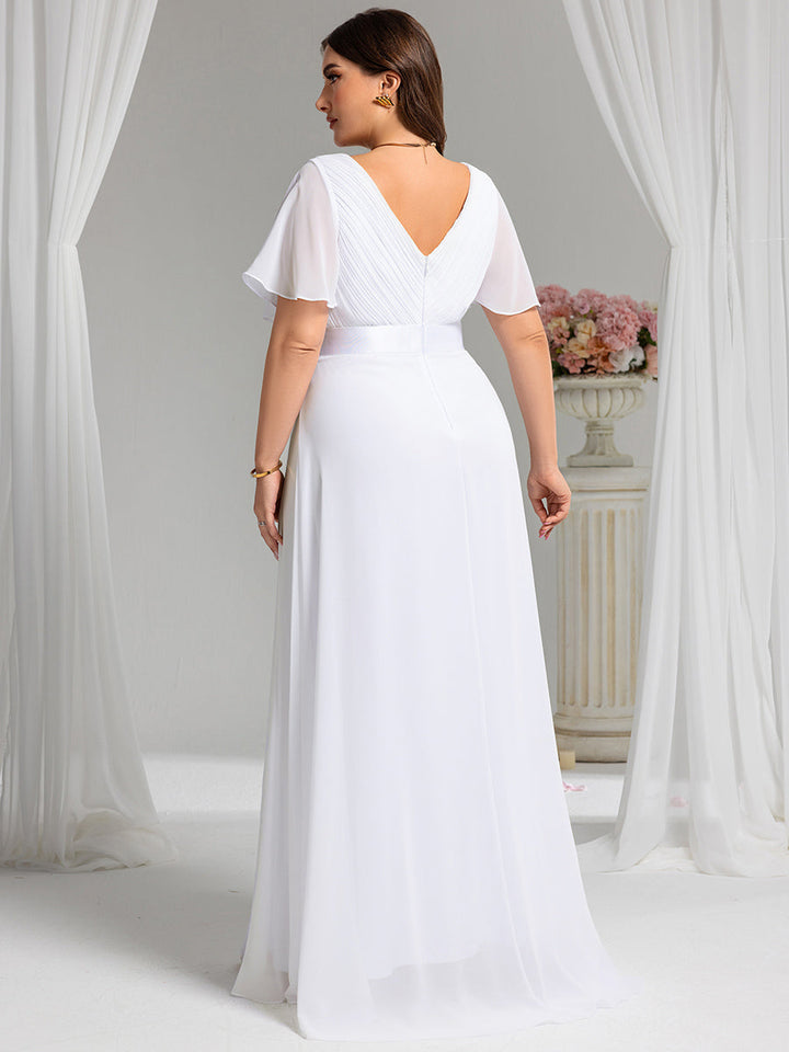 ELEONORE™ – High-Waist Chiffon Bridesmaid Dress