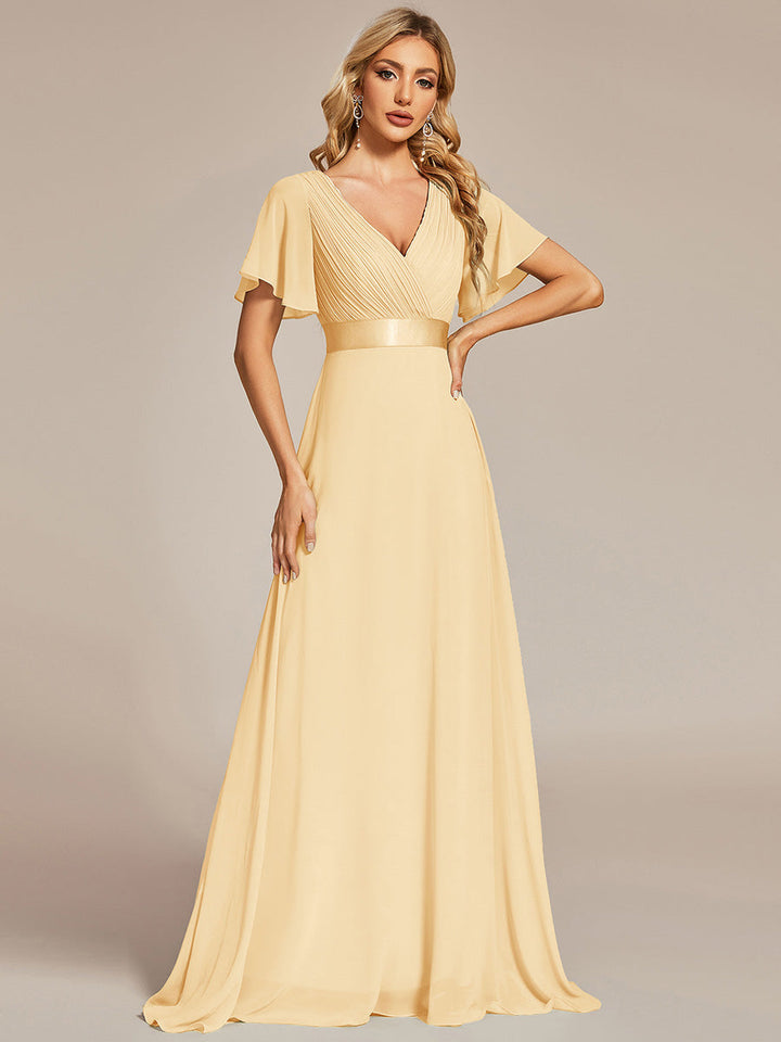 ELEONORE™ – High-Waist Chiffon Bridesmaid Dress