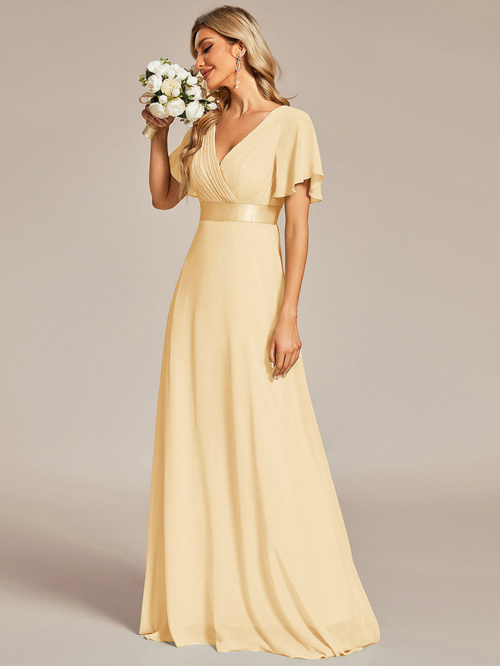 ELEONORE™ – High-Waist Chiffon Bridesmaid Dress