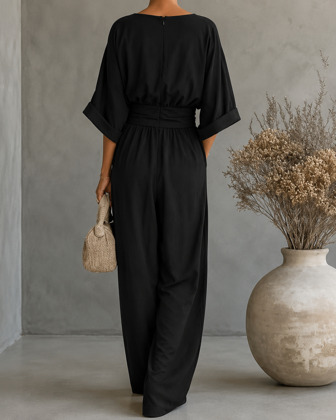 Élise – Elegant Wide-Leg Jumpsuit