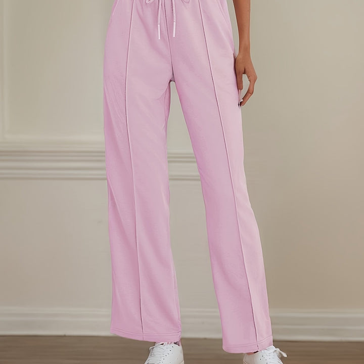 Bulma™ | Elegant Wide-Leg Cotton Pants