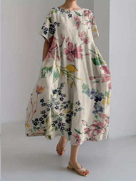 Samantha | Women's Bohemian Floral Maxi Dress