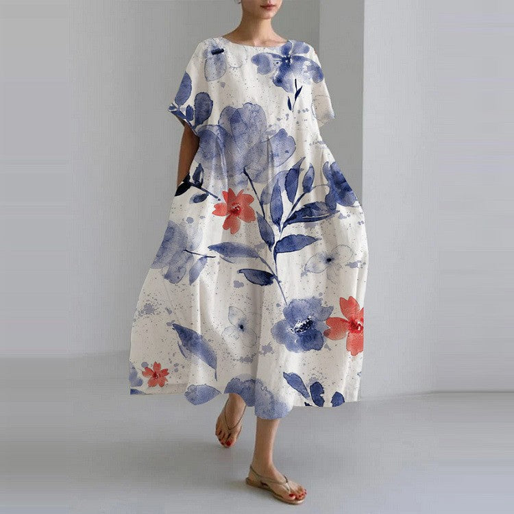 Samantha | Women's Bohemian Floral Maxi Dress