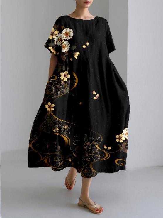Samantha | Women's Bohemian Floral Maxi Dress