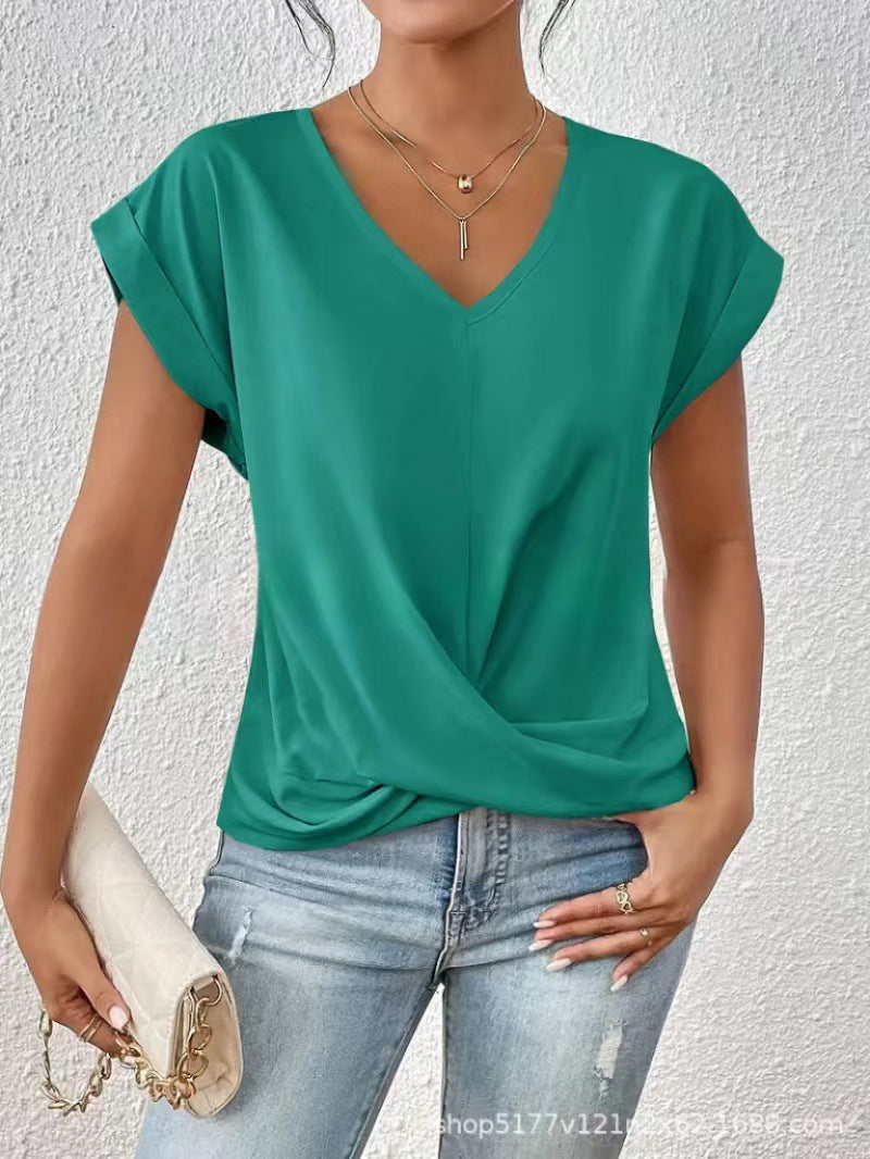 Isabella | Elegant V-Neck T-Shirt for Women