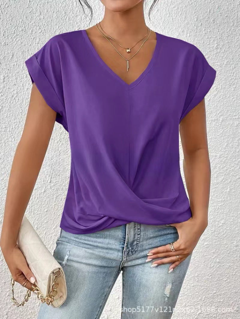Isabella | Elegant V-Neck T-Shirt for Women