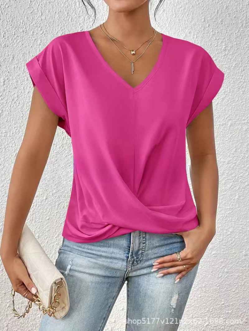 Isabella | Elegant V-Neck T-Shirt for Women