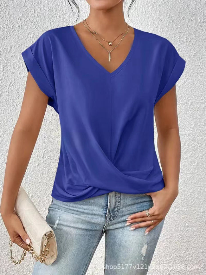 Isabella | Elegant V-Neck T-Shirt for Women