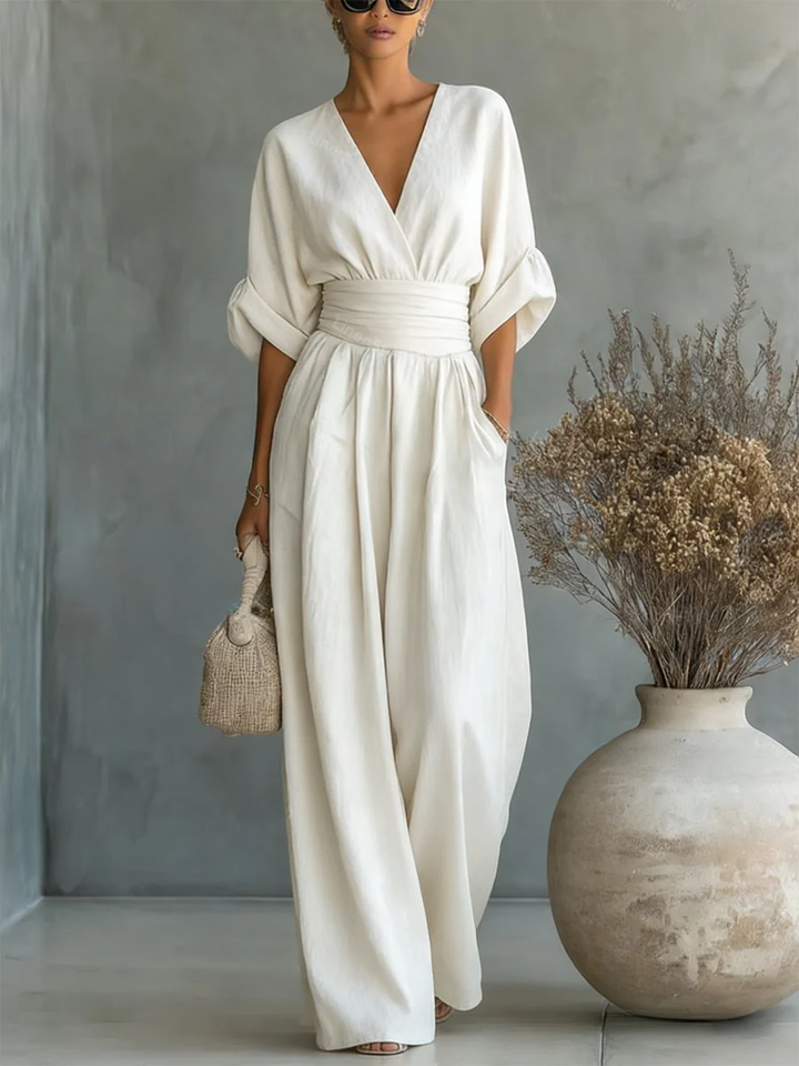 Elira Essential V-Neck Jumpsuit