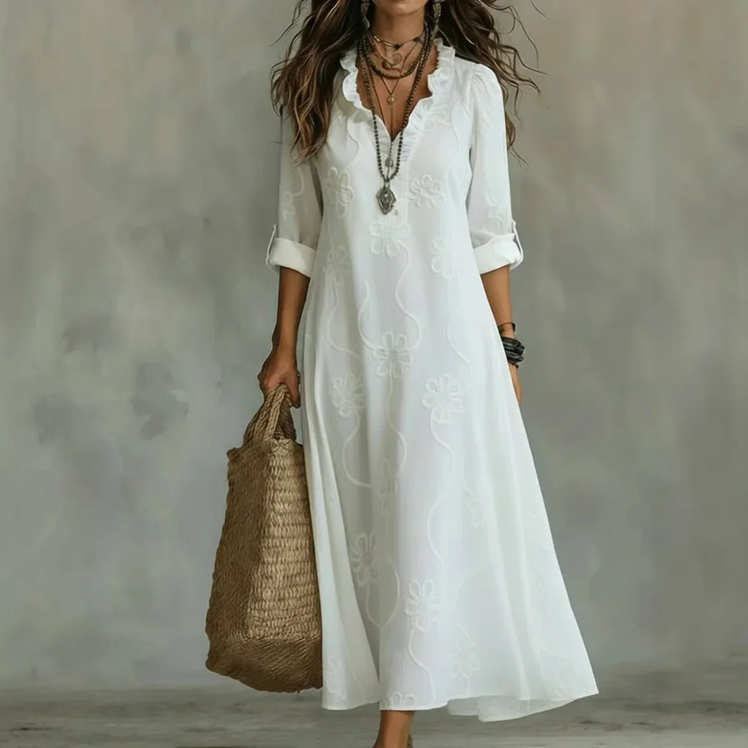 Sienna | Tummy-Concealing Floral Summer Dress