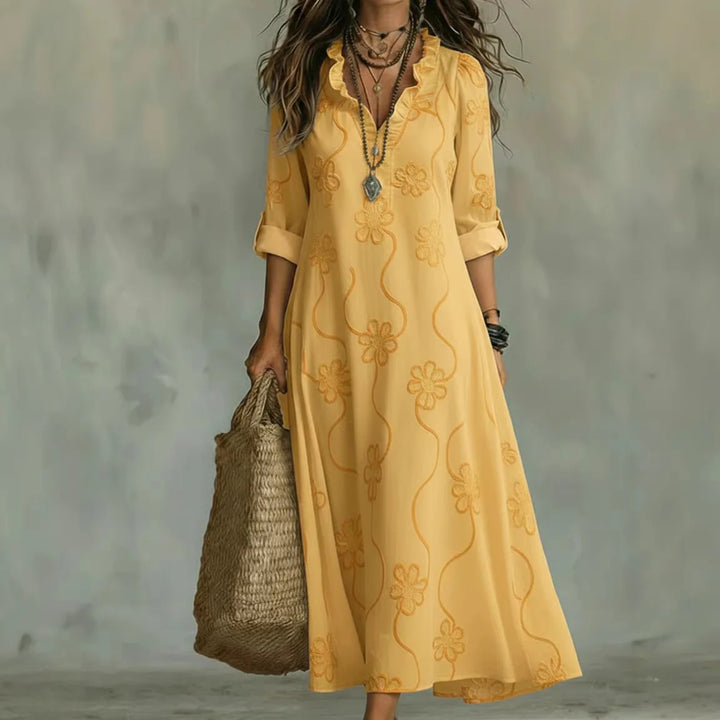 Sienna | Tummy-Concealing Floral Summer Dress