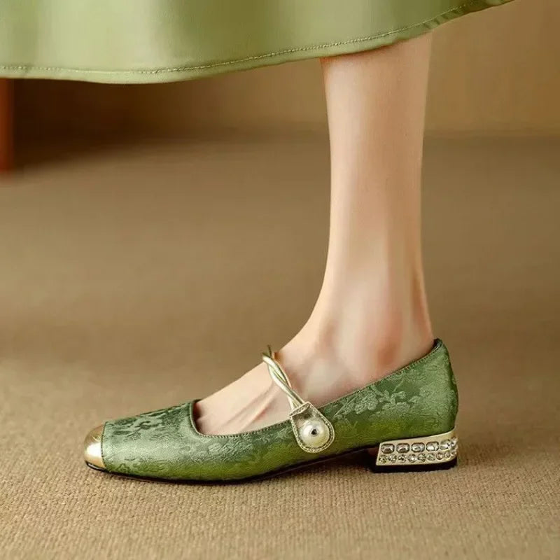 Mestelle™ | Elegant Leather Mary Janes