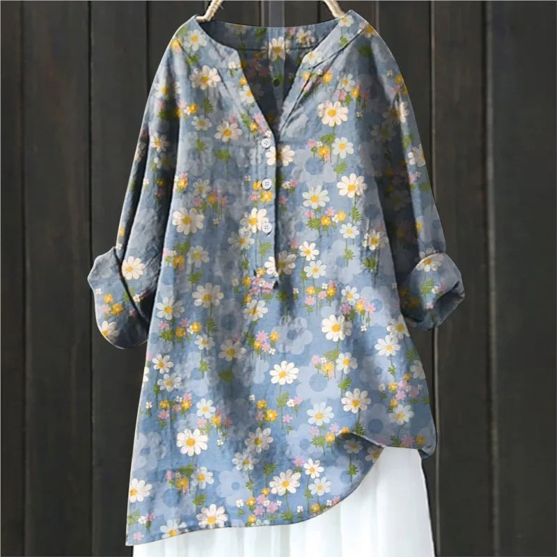 Lisa | Vintage Floral Blouse