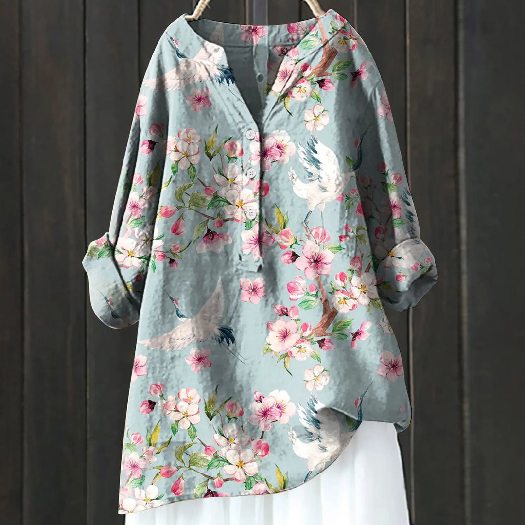 Lisa | Vintage Floral Blouse