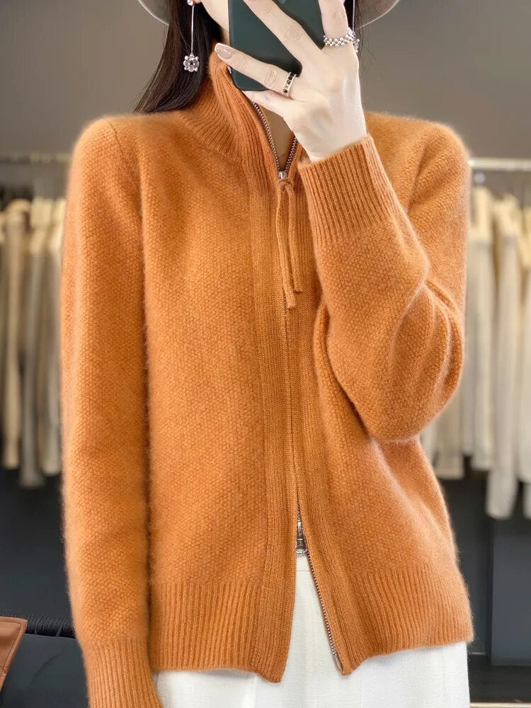 Lola™ | Elegant Zip Cardigan
