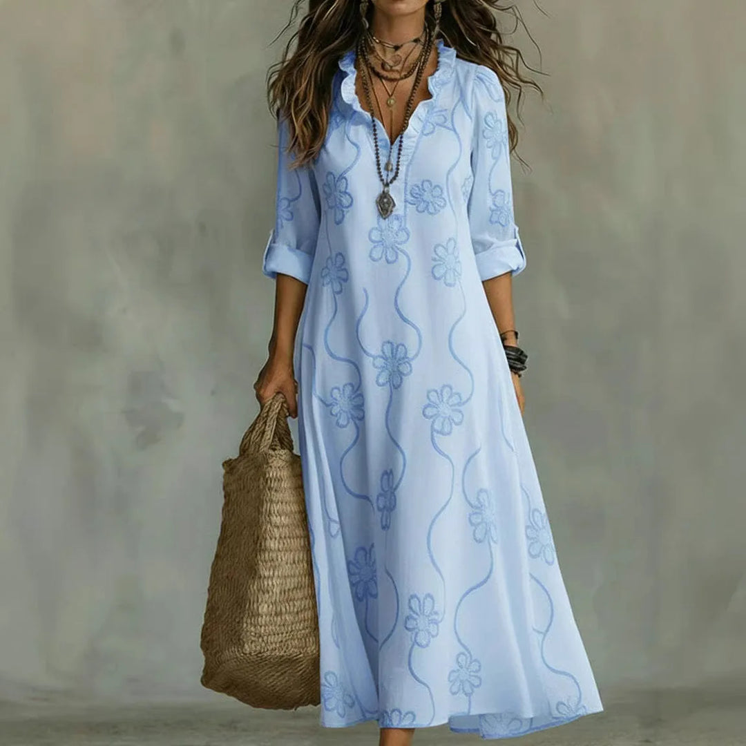 Sienna | Tummy-Concealing Floral Summer Dress