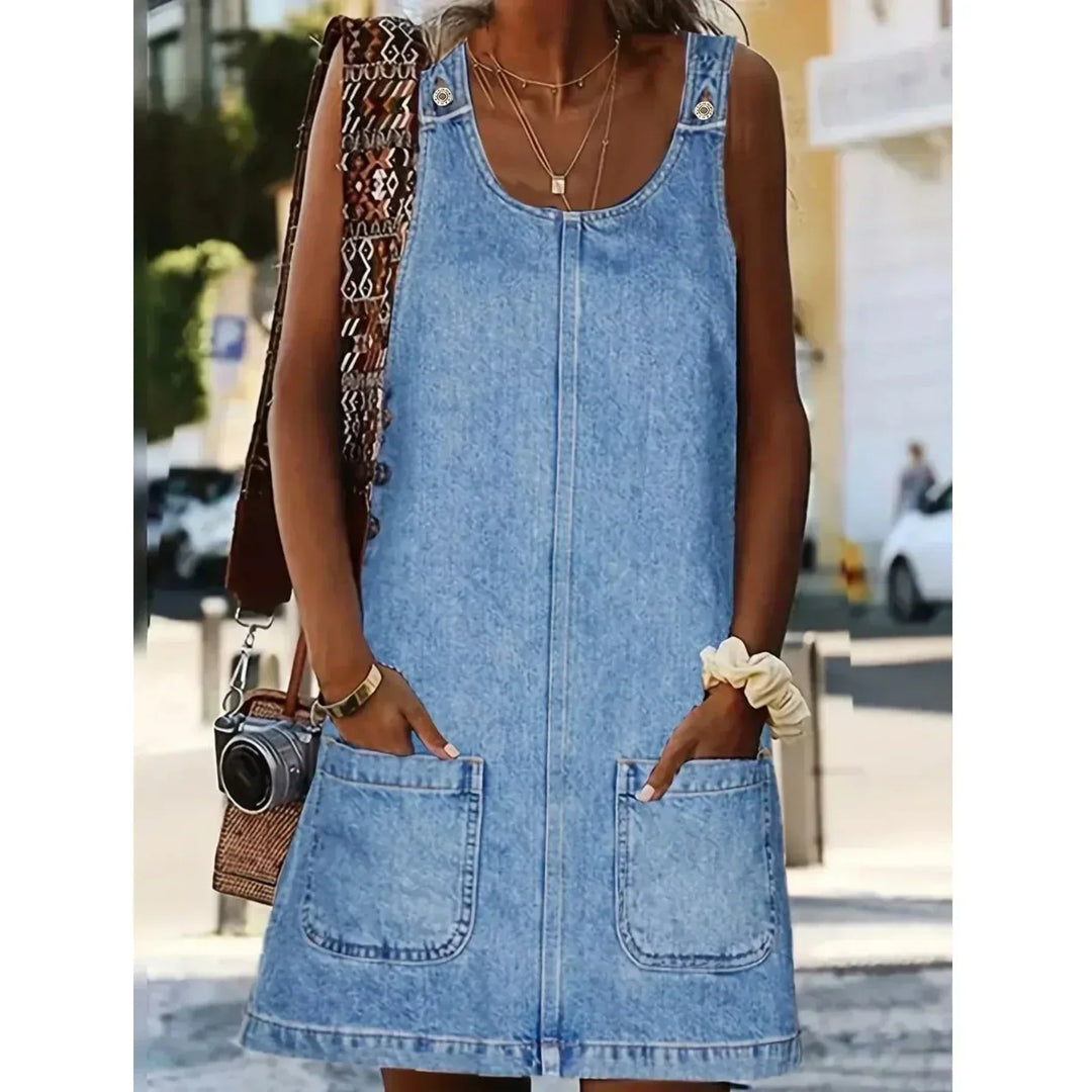 Saylor | Relaxed Denim Look Dress