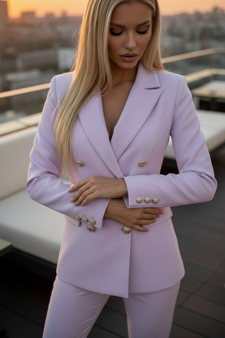 Charmé™ | Luxury Double-Breasted Tailored Suit Set