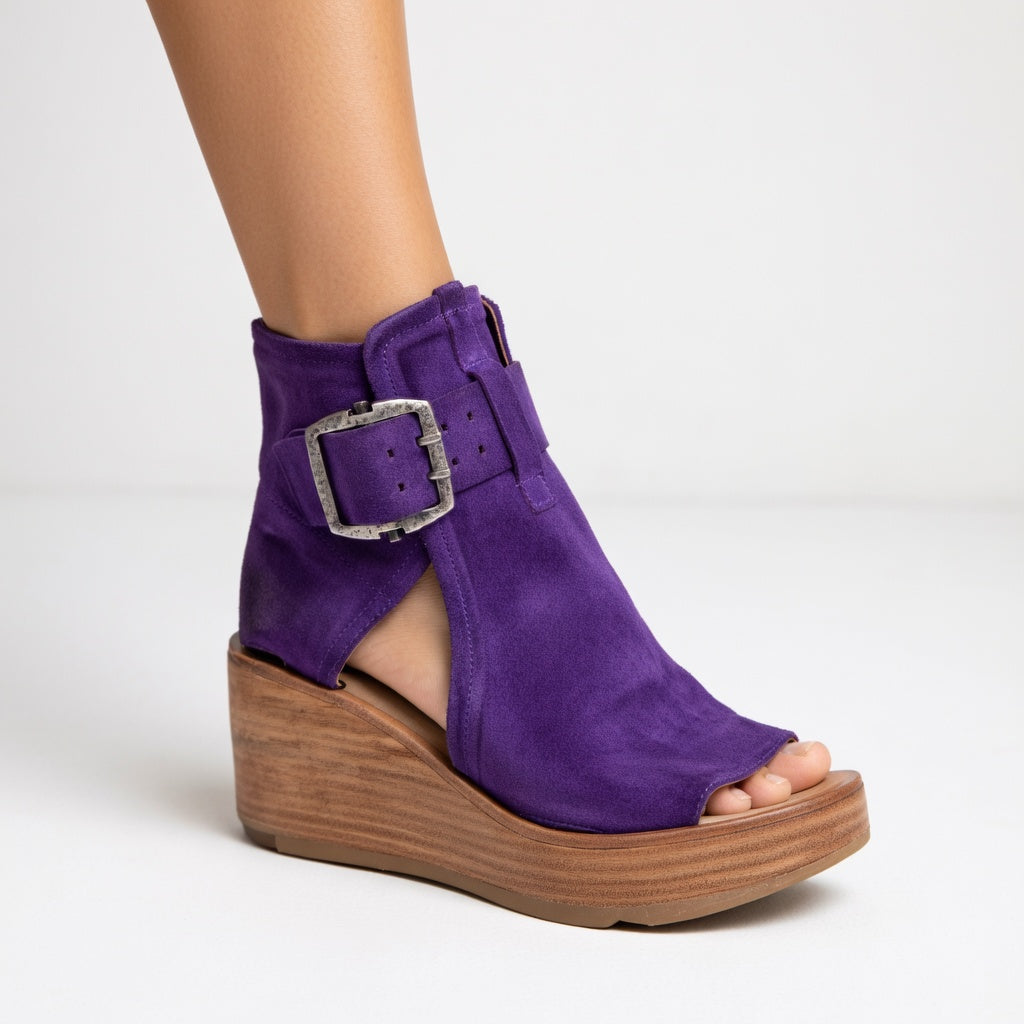 ORÉLISSE™ – Modern Open Wedge Ankle Boots
