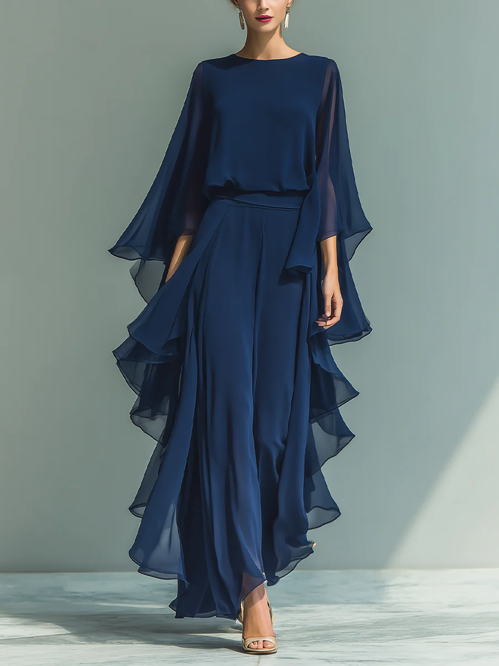 AURORA™ – Flowing Chiffon Two-Piece Set