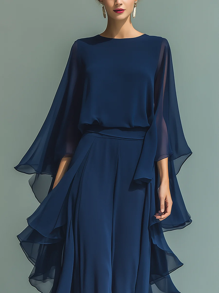AURORA™ – Flowing Chiffon Two-Piece Set