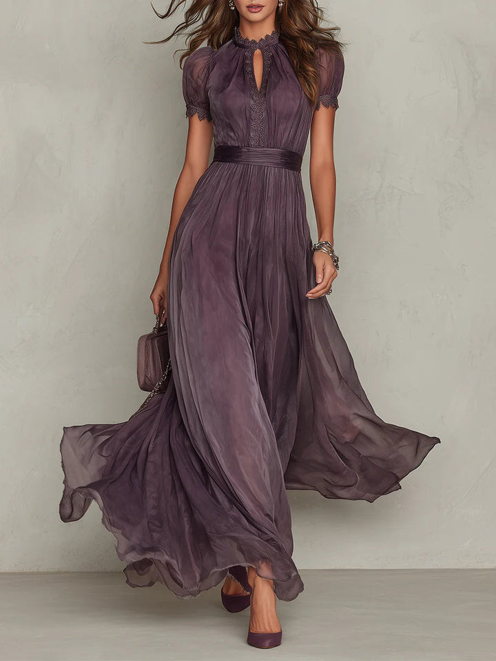 LUNARA™ – Vintage Hollow-Out Maxi Dress