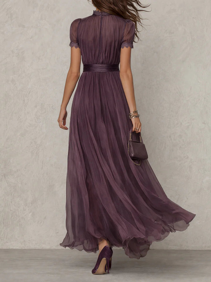 LUNARA™ – Vintage Hollow-Out Maxi Dress