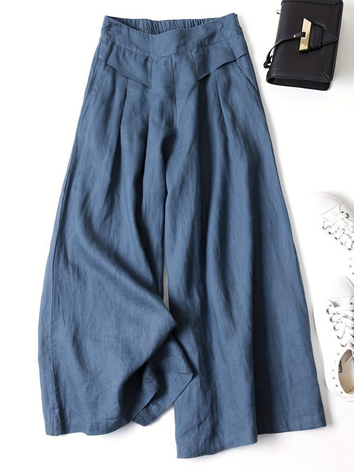 Jani™ | Retro Flared Linen Pants