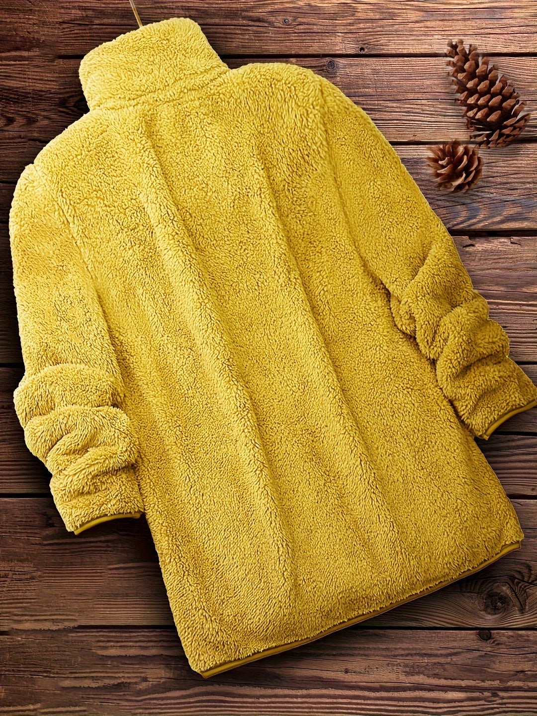 Yara™ | Elegant Zip-Up Fleece Coat