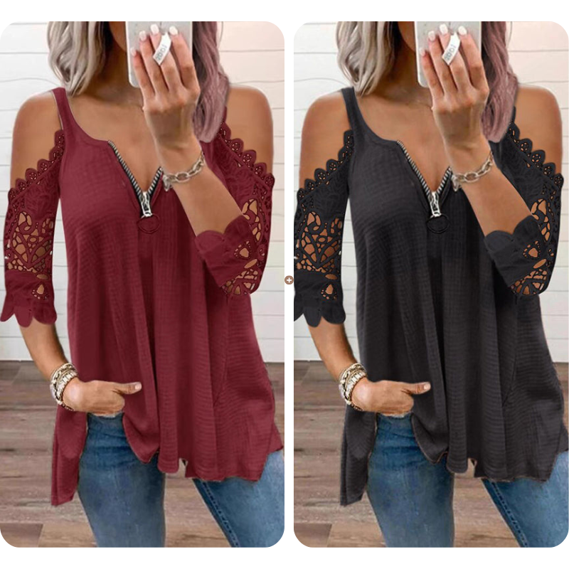 Elodie  Off-Shoulder Lace Top