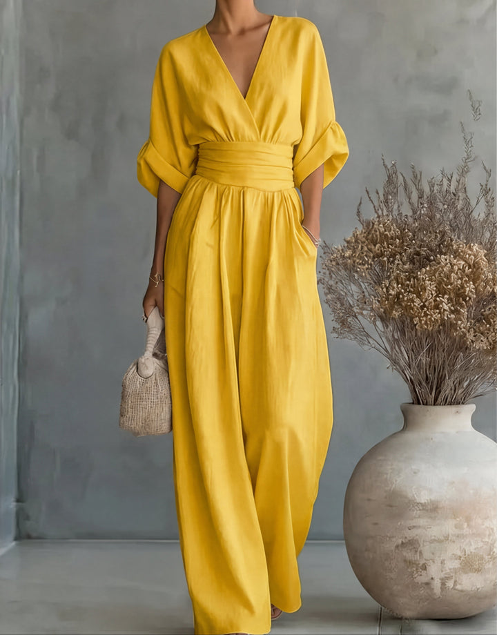 Élise – Elegant Wide-Leg Jumpsuit