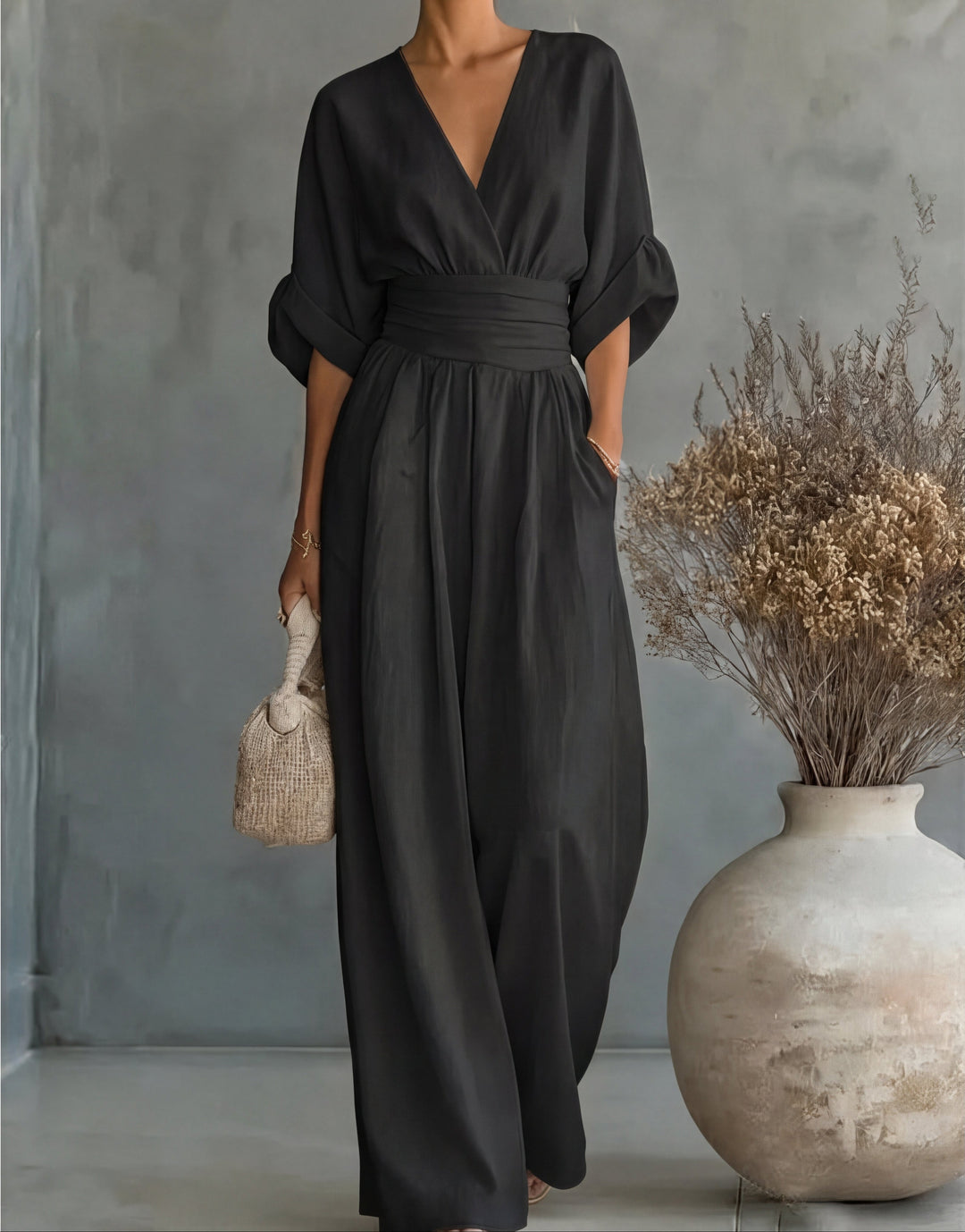 Élise – Elegant Wide-Leg Jumpsuit