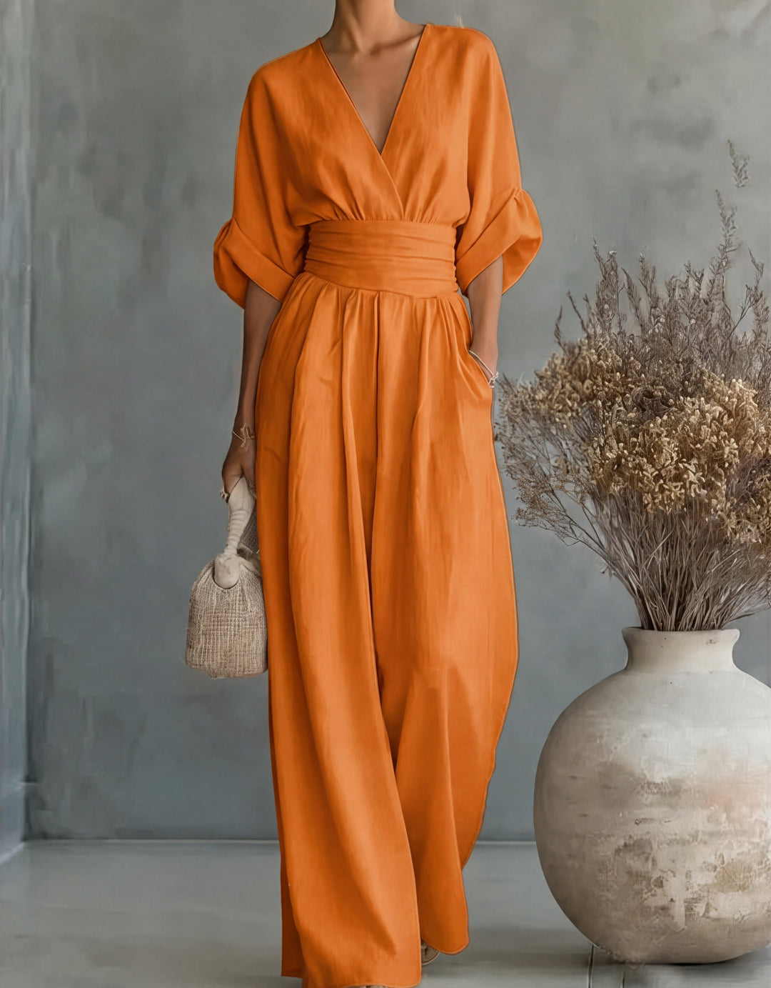 Élise – Elegant Wide-Leg Jumpsuit