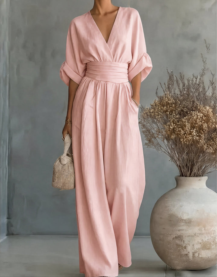 Élise – Elegant Wide-Leg Jumpsuit