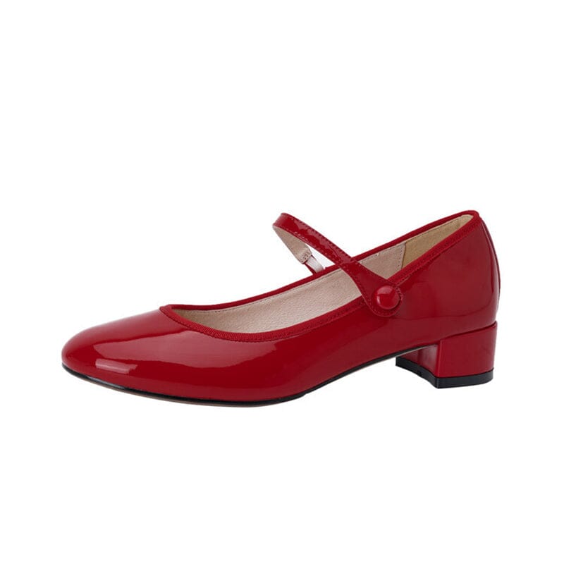 Livy™ | Elegant Leather Mary Janes