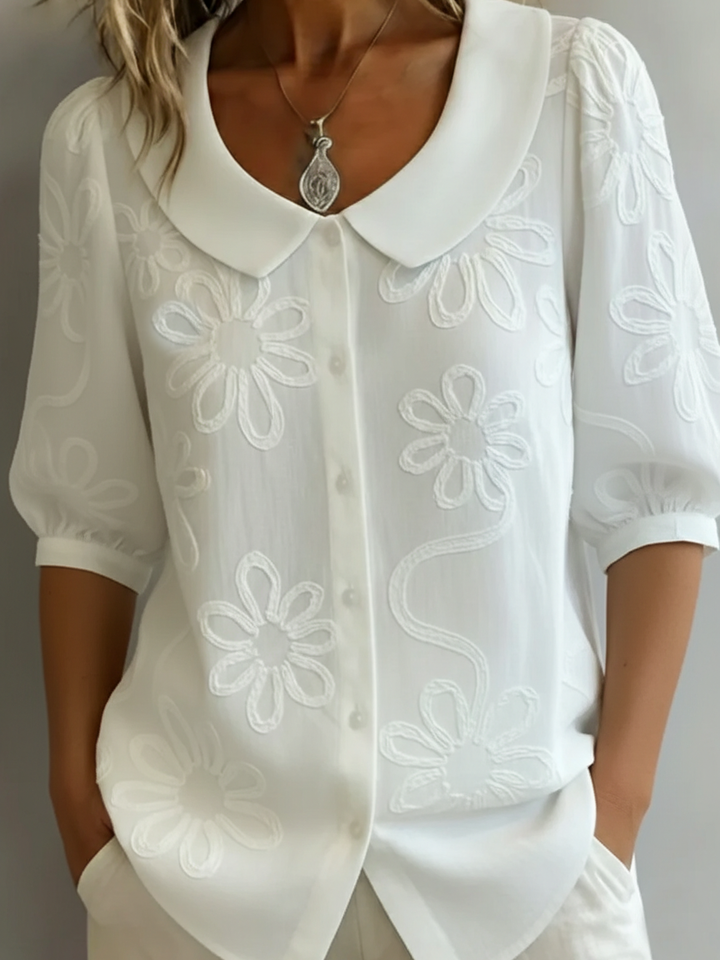 AURÉLIE™ – Lightweight Floral Everyday Blouse