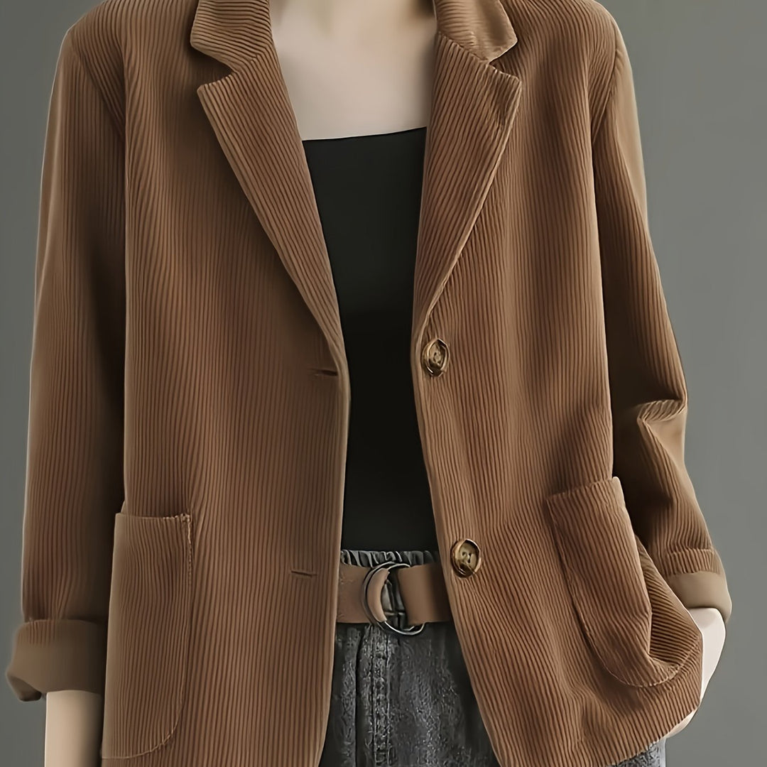 Clarabelle™ | Elegant Corduroy Blazer