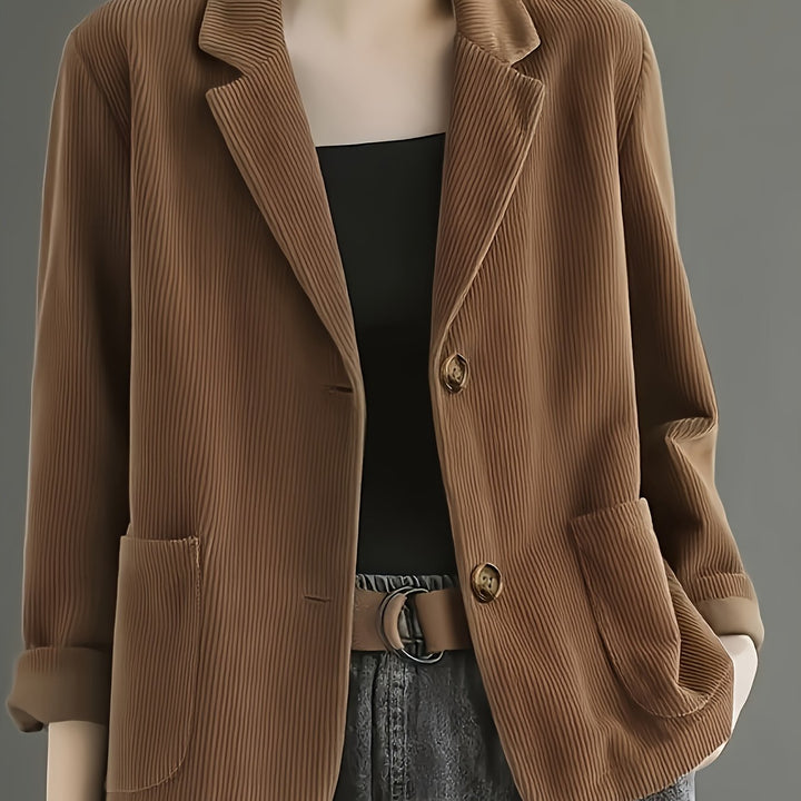 Clarabelle™ | Elegant Corduroy Blazer