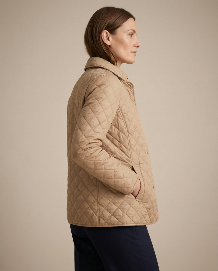 ELENA™ – Quilted Button-Up Jacket