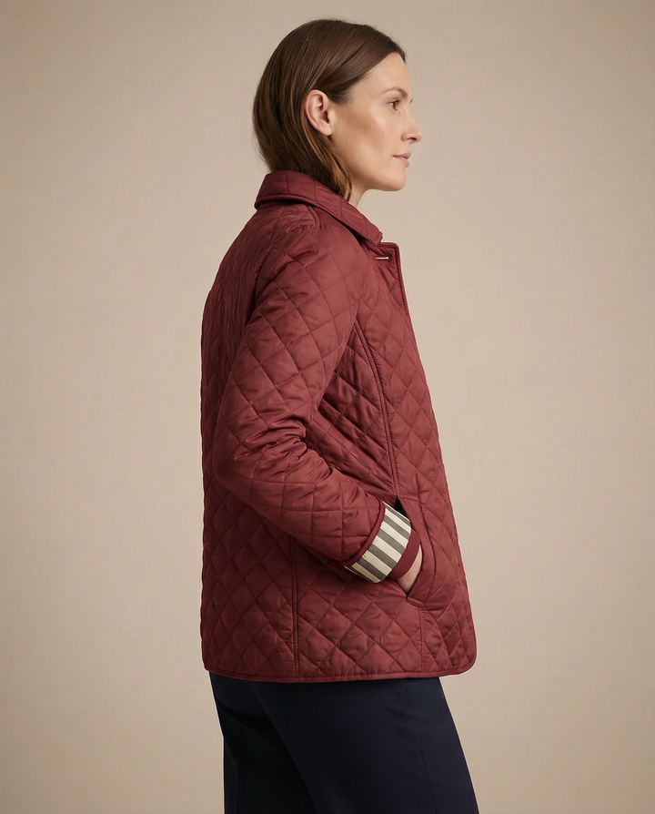 ELENA™ – Quilted Button-Up Jacket